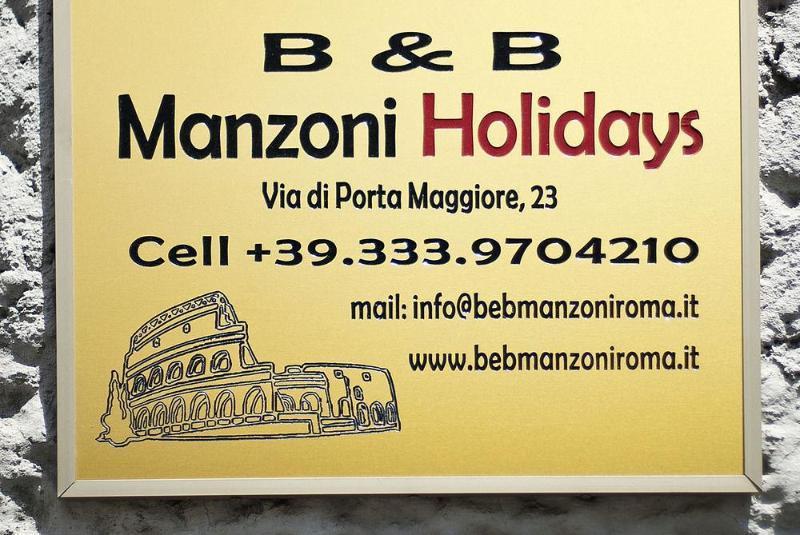 B&B Manzoni Holidays Rome Exterior photo